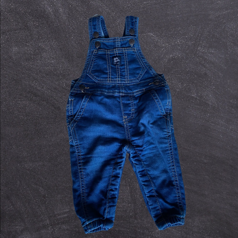 Baby B’gosh Denim overalls 6M barely worn